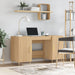 Birou, stejar sonoma, 140x50x75 cm, lemn compozit - WALTI WALTI