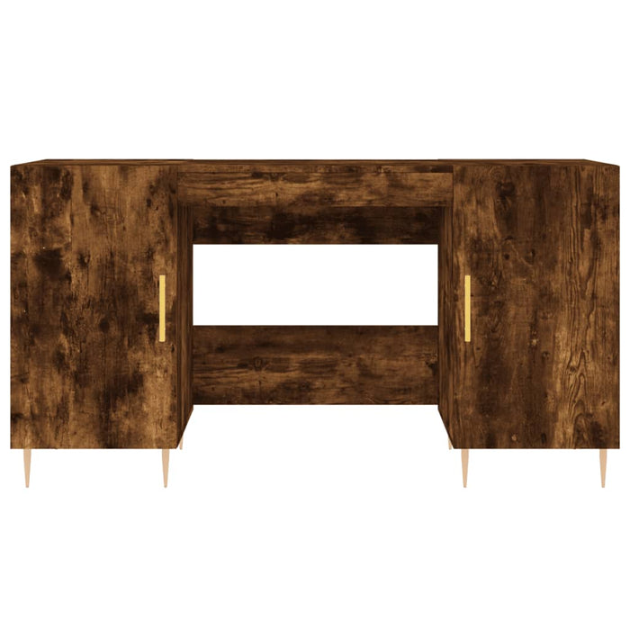 Birou, stejar afumat, 140x50x75 cm, lemn compozit - WALTI WALTI