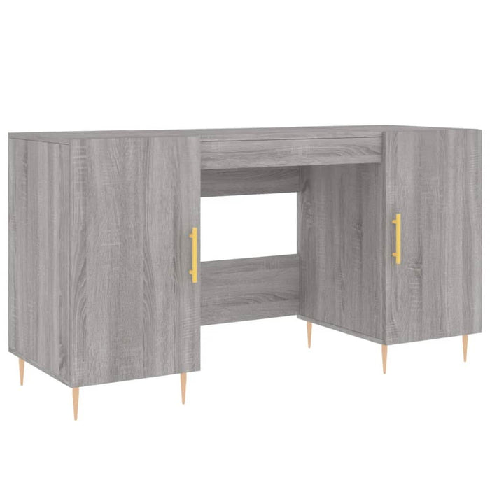 Birou, gri sonoma, 140x50x75 cm, lemn compozit - WALTI WALTI