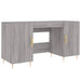 Birou, gri sonoma, 140x50x75 cm, lemn compozit - WALTI WALTI