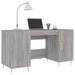 Birou, gri sonoma, 140x50x75 cm, lemn compozit - WALTI WALTI