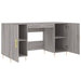 Birou, gri sonoma, 140x50x75 cm, lemn compozit - WALTI WALTI