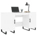 Birou, alb, 140x50x75 cm, lemn prelucrat - WALTI WALTI