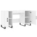 Birou, alb, 140x50x75 cm, lemn prelucrat - WALTI WALTI