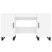 Birou, alb, 140x50x75 cm, lemn prelucrat - WALTI WALTI