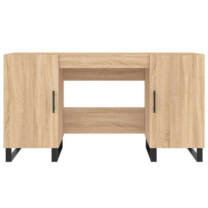 Birou, stejar sonoma, 140x50x75 cm, lemn compozit - WALTI WALTI