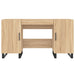 Birou, stejar sonoma, 140x50x75 cm, lemn compozit - WALTI WALTI