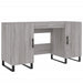 Birou, gri sonoma, 140x50x75 cm, lemn compozit - WALTI WALTI
