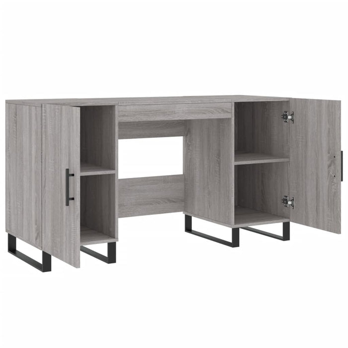 Birou, gri sonoma, 140x50x75 cm, lemn compozit - WALTI WALTI