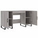 Birou, gri sonoma, 140x50x75 cm, lemn compozit - WALTI WALTI
