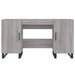 Birou, gri sonoma, 140x50x75 cm, lemn compozit - WALTI WALTI