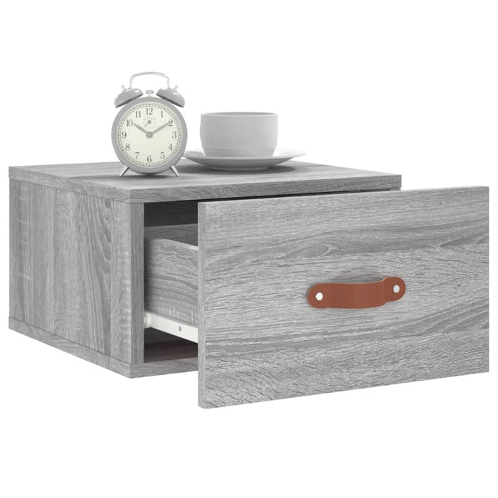 Noptieră montată pe perete gri Sonoma 35x35x20 cm - WALTI WALTI