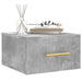 Noptiere montate pe perete 2 buc. gri beton 35x35x20 cm - WALTI WALTI