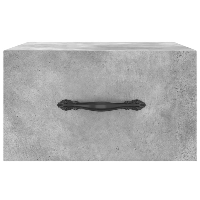 Noptieră de perete, gri beton, 35x35x20 cm - WALTI WALTI