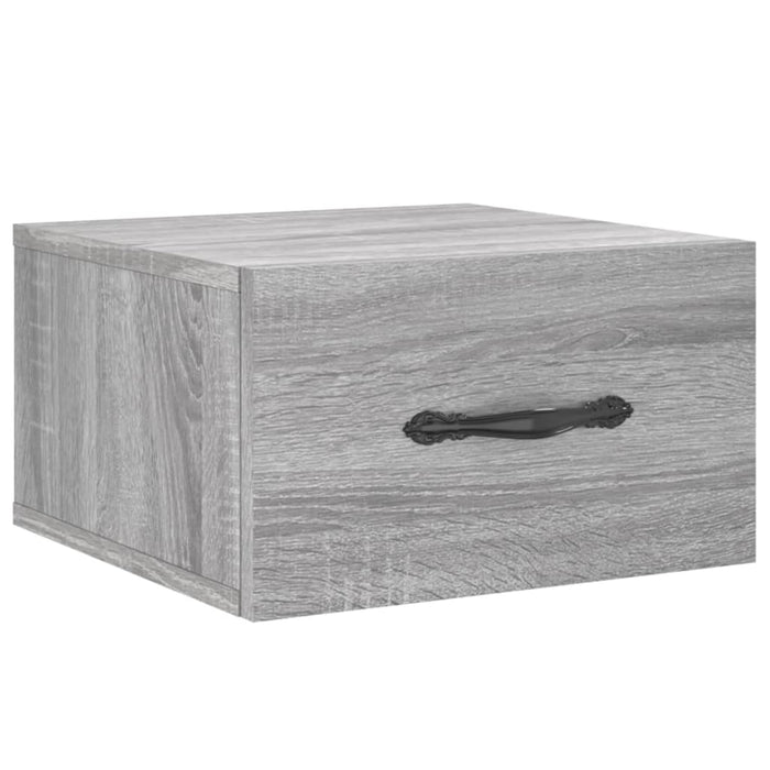 Noptiere de perete, 2 buc., sonoma gri, 35x35x20 cm - WALTI WALTI