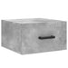 Noptiere montate pe perete 2 buc. gri beton 35x35x20 cm - WALTI WALTI