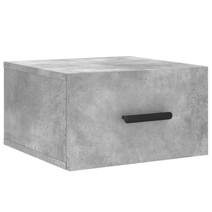 Noptieră de perete, gri beton, 35x35x20 cm WALTI