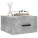 Noptiere montate pe perete 2 buc. gri beton 35x35x20 cm - WALTI WALTI