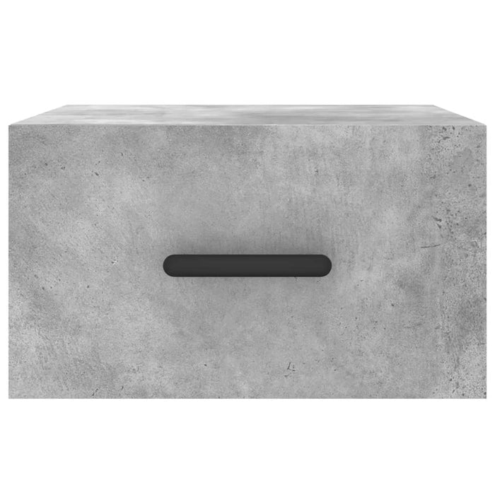 Noptiere montate pe perete 2 buc. gri beton 35x35x20 cm - WALTI WALTI