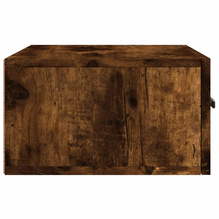 Noptieră de perete, stejar afumat, 35x35x20 cm - WALTI WALTI