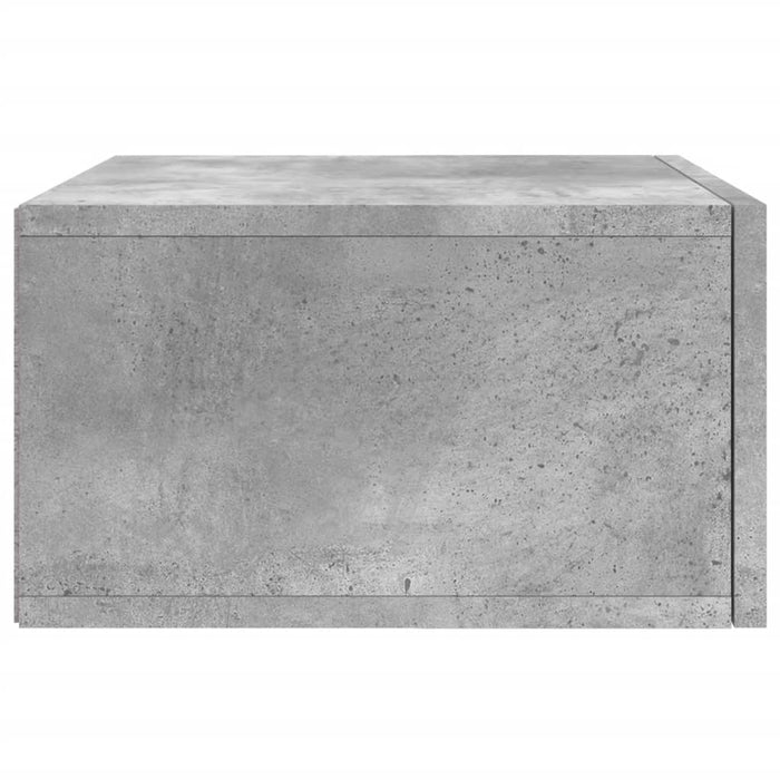 Noptieră de perete, gri beton, 35x35x20 cm - WALTI WALTI
