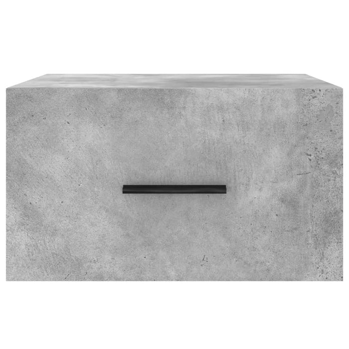 Noptiere montate pe perete 2 buc. gri beton 35x35x20 cm - WALTI WALTI