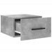 Noptiere montate pe perete 2 buc. gri beton 35x35x20 cm - WALTI WALTI