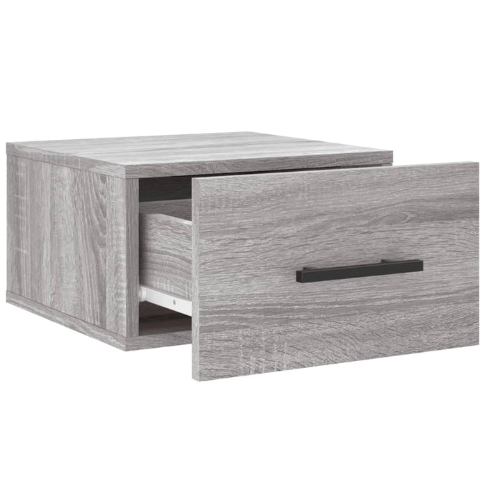 Noptiere de perete, 2 buc., sonoma gri, 35x35x20 cm - WALTI WALTI