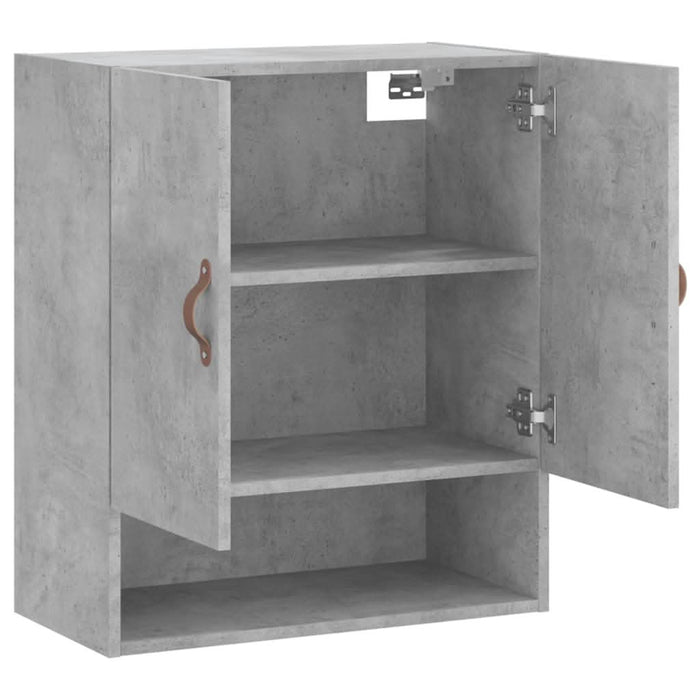 Dulap de perete, gri beton, 60x31x70 cm, lemn compozit - WALTI WALTI