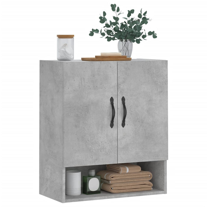 Dulap de perete, gri beton, 60x31x70 cm, lemn compozit - WALTI WALTI