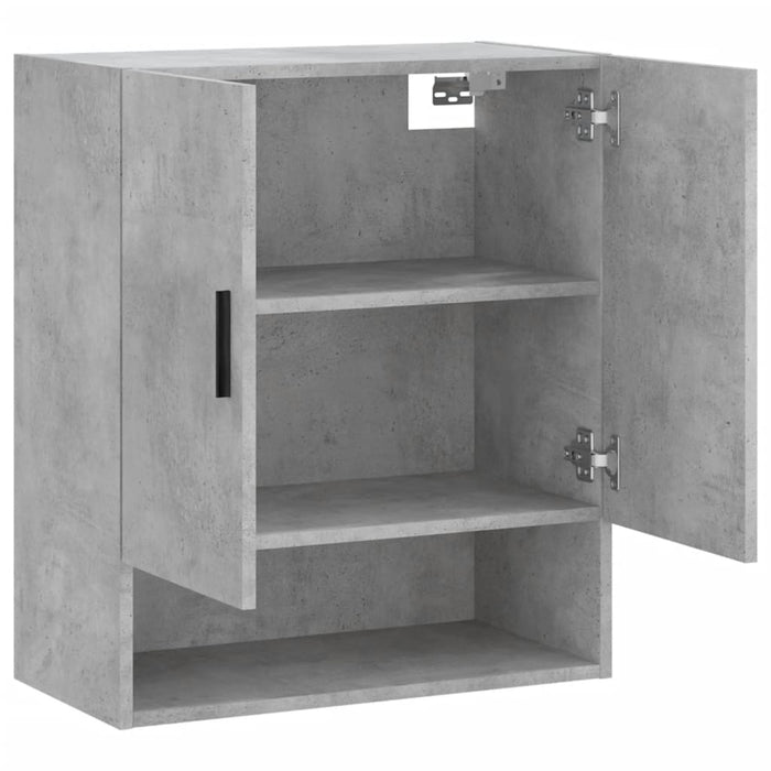 Dulap de perete, gri beton, 60x31x70 cm, lemn compozit - WALTI WALTI