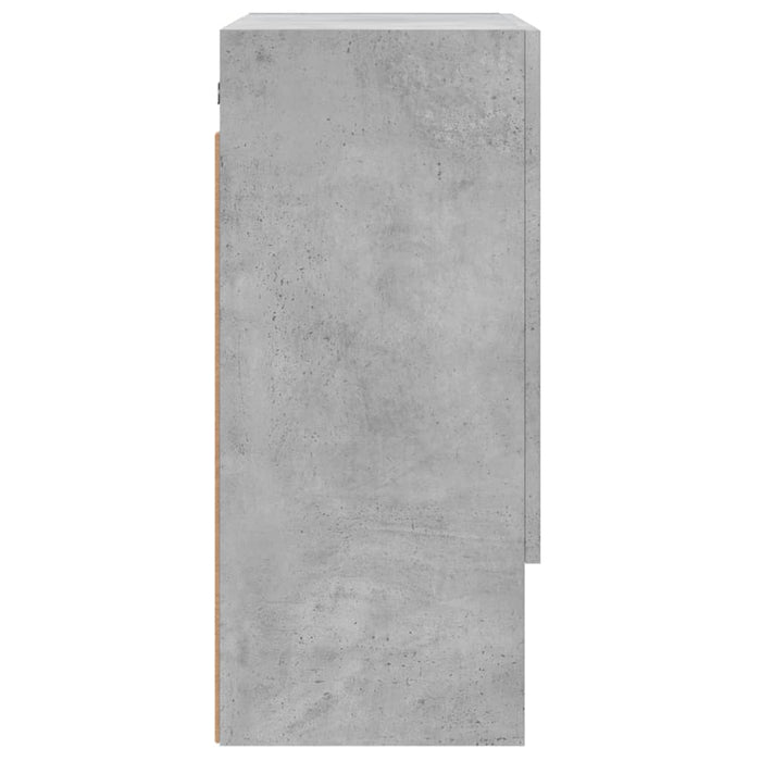 Dulap de perete, gri beton, 60x31x70 cm, lemn compozit - WALTI WALTI