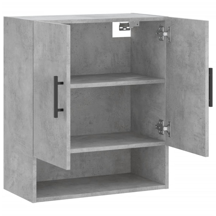 Dulap de perete, gri beton, 60x31x70 cm, lemn compozit - WALTI WALTI