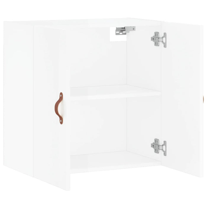 Dulap de perete, alb extralucios, 60x31x60 cm, lemn compozit - WALTI WALTI
