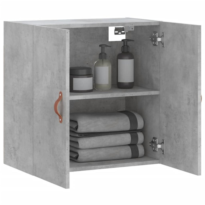 Dulap de perete, gri beton, 60x31x60 cm, lemn compozit - WALTI WALTI