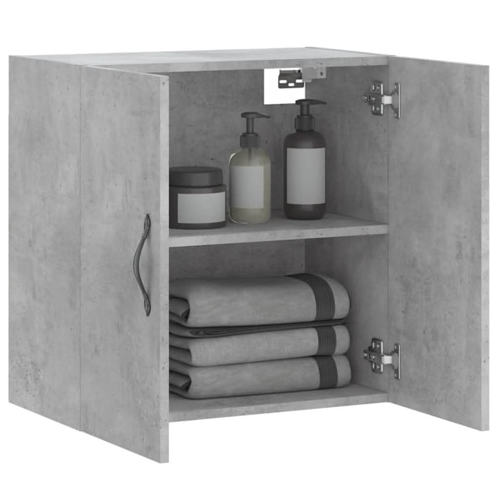 Dulap de perete, gri beton, 60x31x60 cm, lemn compozit - WALTI WALTI