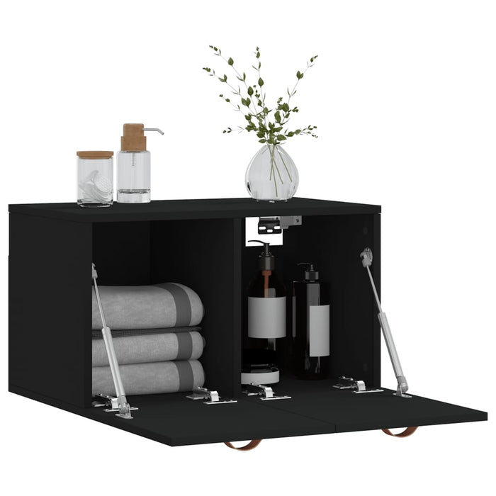 Dulap de perete, negru, 60x36,5x35 cm, lemn prelucrat - WALTI WALTI