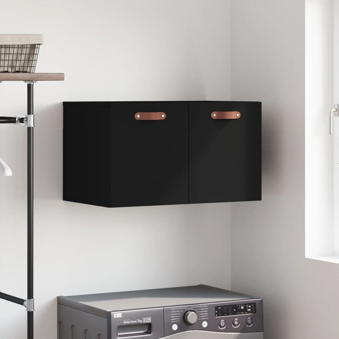 Dulap de perete, negru, 60x36,5x35 cm, lemn prelucrat - WALTI WALTI