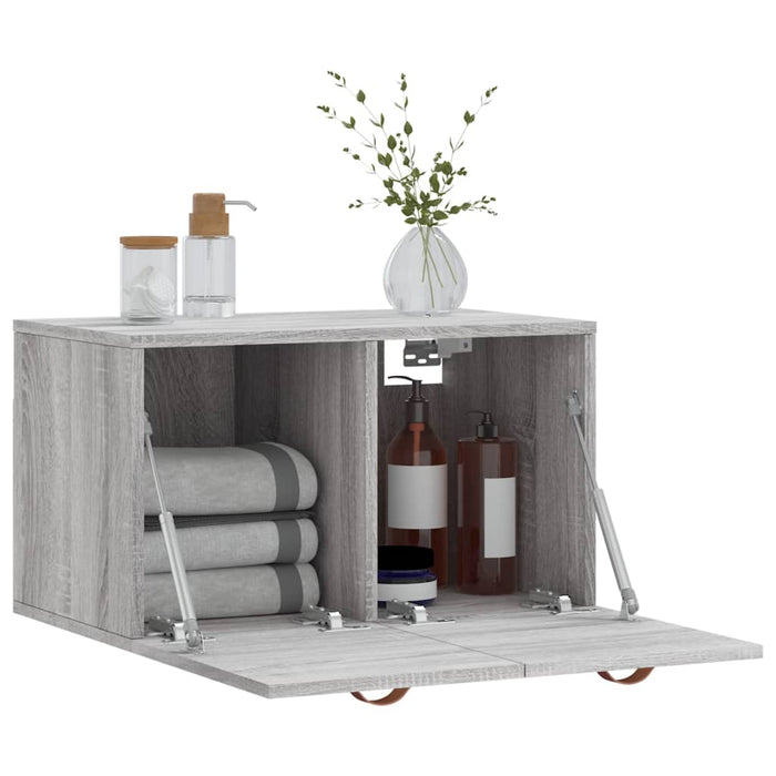 Dulap de perete, gri sonoma, 60x36,5x35 cm, lemn prelucrat - WALTI WALTI