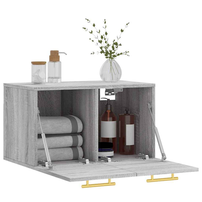 Dulap de perete, gri sonoma, 60x36,5x35 cm, lemn prelucrat WALTI