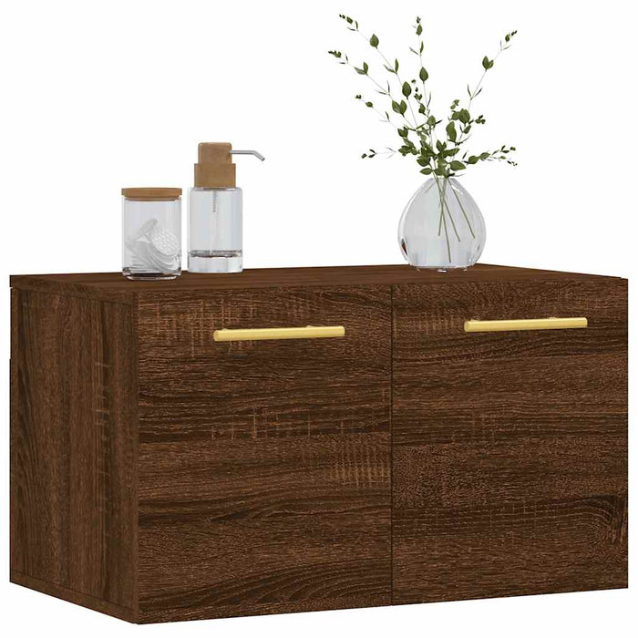 Dulap de perete, stejar maro, 60x36,5x35 cm, lemn prelucrat - WALTI WALTI