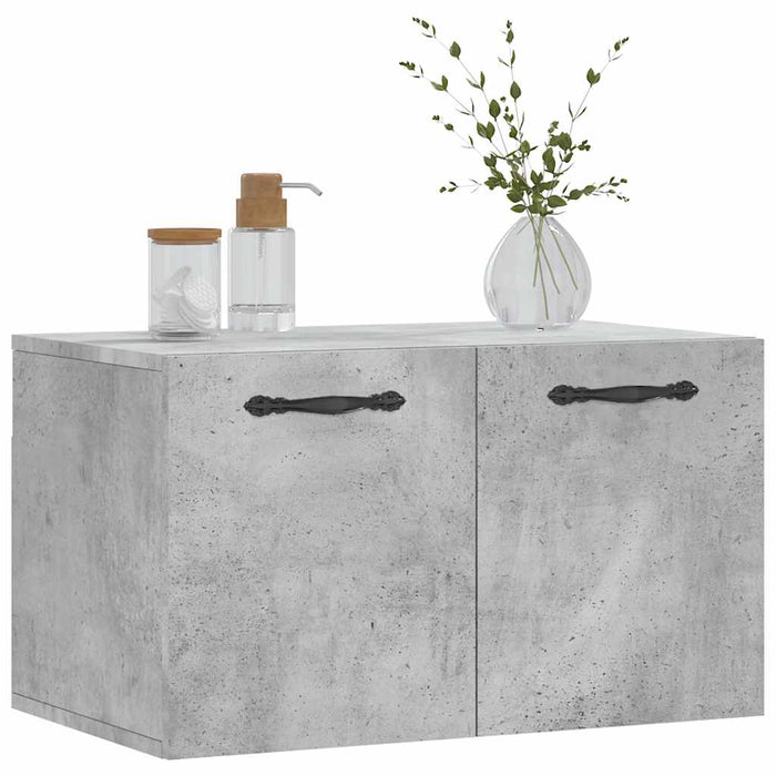 Dulap de perete, gri beton, 60x36,5x35 cm, lemn prelucrat - WALTI WALTI