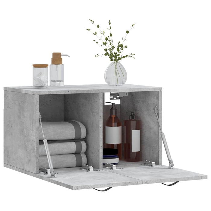 Dulap de perete, gri beton, 60x36,5x35 cm, lemn prelucrat - WALTI WALTI