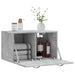 Dulap de perete, gri beton, 60x36,5x35 cm, lemn prelucrat - WALTI WALTI