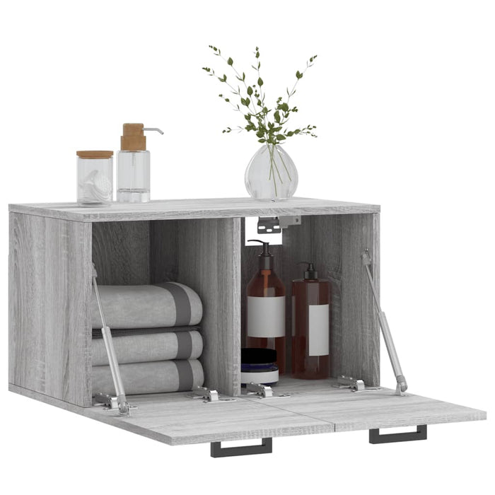 Dulap de perete, gri sonoma, 60x36,5x35 cm, lemn prelucrat WALTI