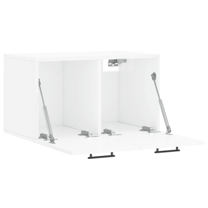 Dulap de perete, alb extralucios, 60x36,5x35 cm, lemn compozit - WALTI WALTI