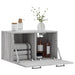Dulap de perete, gri sonoma, 60x36,5x35 cm, lemn prelucrat - WALTI WALTI