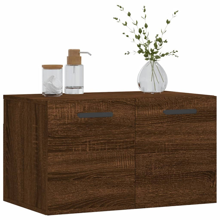 Dulap de perete, stejar maro, 60x36,5x35 cm, lemn prelucrat - WALTI WALTI