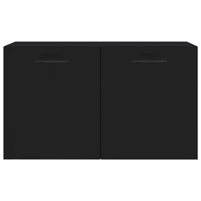 Dulap de perete, negru, 60x36,5x35 cm, lemn prelucrat WALTI