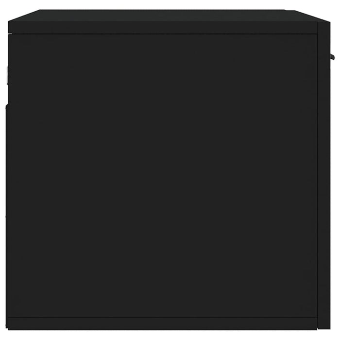 Dulap de perete, negru, 60x36,5x35 cm, lemn prelucrat WALTI